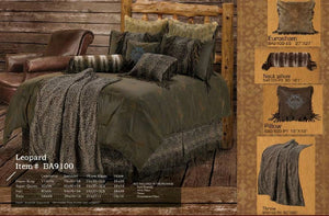 "Leopard" Western 5-Piece Bedding Set - Super Queen
