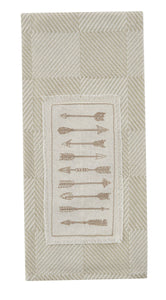 "Arrow Patch" Embroidered Dish Towel