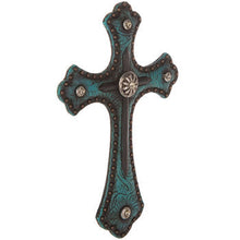 Load image into Gallery viewer, Turquoise Western Cross