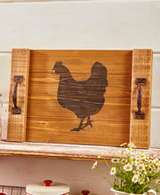 Load image into Gallery viewer, Farmhouse Chicken Serving Tray