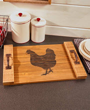 Load image into Gallery viewer, Farmhouse Chicken Serving Tray