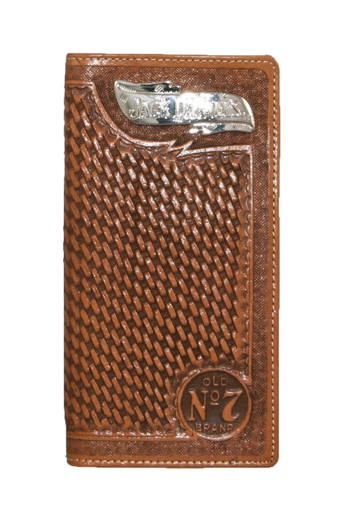 Jack Daniels Rodeo Wallet with Silver Logo Concho