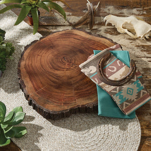 Bark Edge Lazy Susan