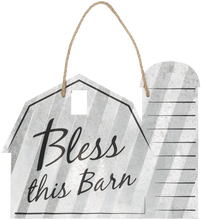 Load image into Gallery viewer, &quot;Bless This Barn&quot; Corrugated Barn Metal Sign - 2 Sizes