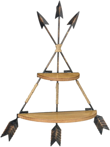 Western 2-Tier Arrow Shelf