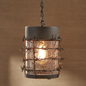 Western Barbed Wire Pendant Lamp
