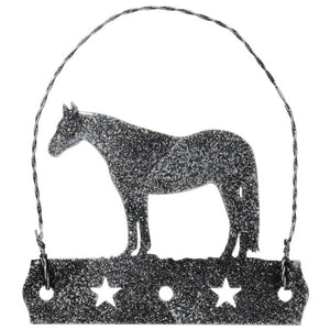 Quarter Horse Metal Ornament