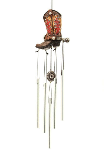 Cowboy Boot Wind Chime