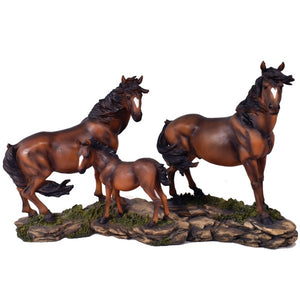 Horse Family Figurine