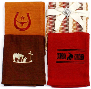 Western Assorted 4-Piece Kitchen Towel Set