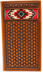 Ariat Rodeo Wallet with Multi Embroidery Inlay