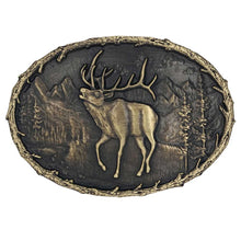 Load image into Gallery viewer, Best of the Buglers Elk Heritage Belt Buckle