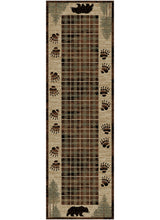 Load image into Gallery viewer, &quot;Big Timber Brown&quot; Western/Lodge Area Rug (4 Sizes Available)