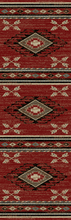 Load image into Gallery viewer, &quot;Arrowhead Red&quot; Western Area Rug (4 Sizes Available)
