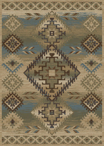 "Phoenix Antique" Western Area Rug (4 Sizes Available)