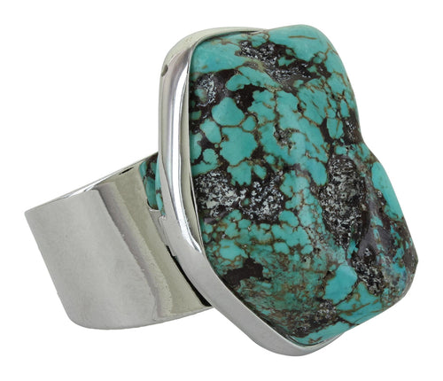 Rugged Turquoise Ring - One Size Fits Most
