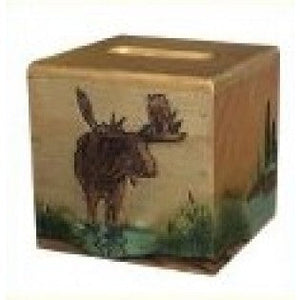Moose Square Tissue Box Cover