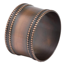 Load image into Gallery viewer, Antique Copper Band Napkin Ring