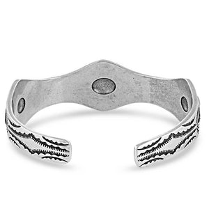 Aztec Silver Cuff Bracelet