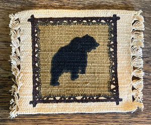 Mountain Wildlife Woven Coasters - Choose From 4 Animals!