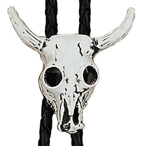 Steer Skull Bolo Tie