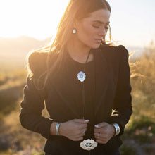 Load image into Gallery viewer, Southwest Skies Scalloped Bolo Tie - Made in the USA!