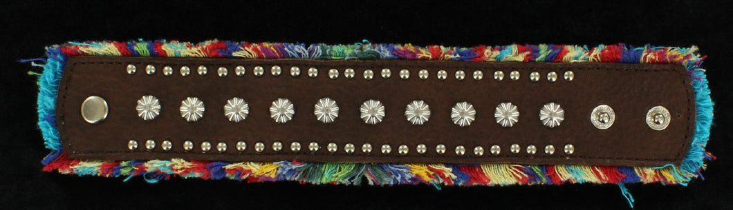Western Leather Cut Bracelet