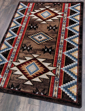 Load image into Gallery viewer, &quot;Bowstrings - Brown&quot; Southwestern Area Rugs - Choose from 6 Sizes!