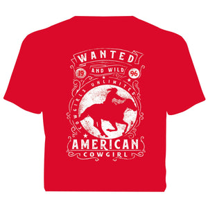 "Wanted" Western Cowgirls Unlimited T-Shirt