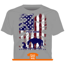 Load image into Gallery viewer, &quot;Pray Hard&quot; Western Faith T-Shirt
