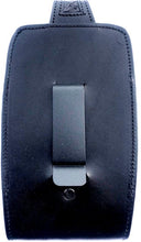 Load image into Gallery viewer, Western Hand Tooled Black Leather Cell Phone Holder  - Holds Up to 7&quot; Tall