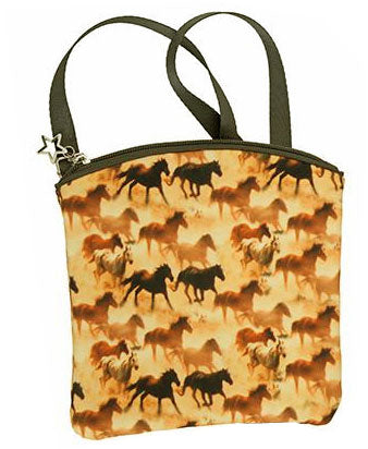 Running Horses Western Crossbody Purse