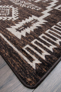 "Cloudburst - Chocolate" Area Rugs - Choose from 6 Sizes!