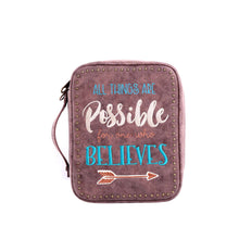 Load image into Gallery viewer, &quot;All Things Are Possible&quot; Western Bible Cover - Choose From 3 Colors!