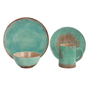 "Patina" Ceramic Dinnerware Set - 16 pcs