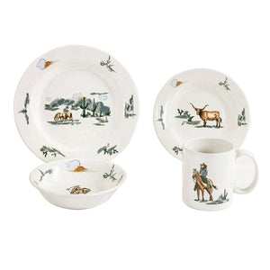 "Ranch Life" 16-Piece Ceramic Dinnerware Set