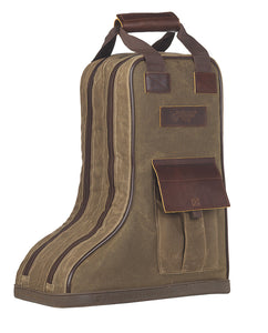Brown Canvas Boot Bag