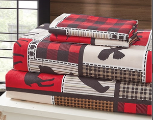 "Lodge Life" Sheet Sets (King or Queen)