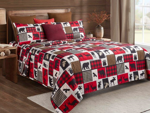 "Lodge Life" Sheet Sets (King or Queen)