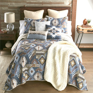 "Tohatchie" 3-Piece Southwestern Quilted Bedding Set
