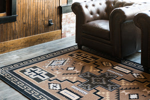 "Double Cross Sand" Southwestern Area Rugs - Choose from 6 Sizes!