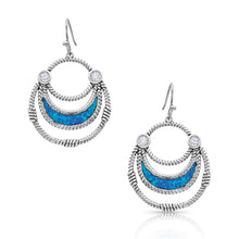 Load image into Gallery viewer, River of Lights Half Basket Earrings