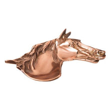 Load image into Gallery viewer, Horse Trinket Dish in Cast Aluminum and Dark Bronze Finish