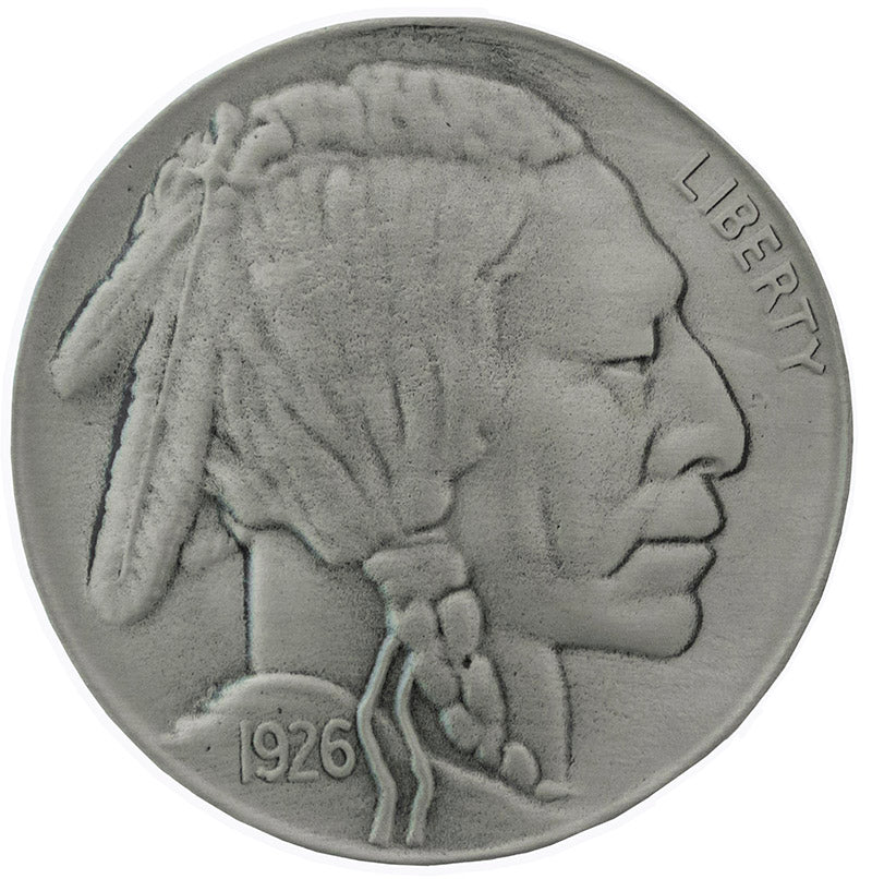 Indian Coin Belt Buckle