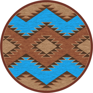 "Heritage - Rust" Southwestern Area Rugs - Choose from 6 Sizes!