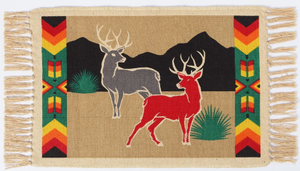 "Colorful Deer" Western Placemat