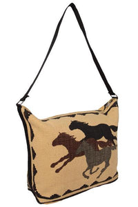 "Running Horses" Western Tote Bag