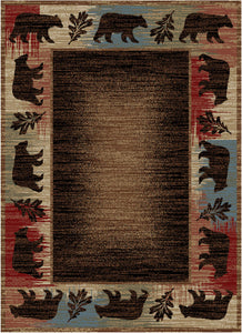 "Fossil Creek Multi" Western/Lodge Area Rug Collection - Available in 4 Sizes!