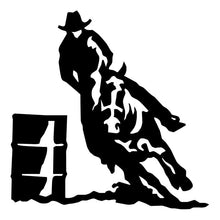 Load image into Gallery viewer, Barrel Racer Silhouette Vinyl Decal
