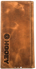 Load image into Gallery viewer, &quot;Hooey Original&quot; Laser Cut Hands-Up Hooey Logo Rodeo Wallet with Sunset Serape Print Inlay